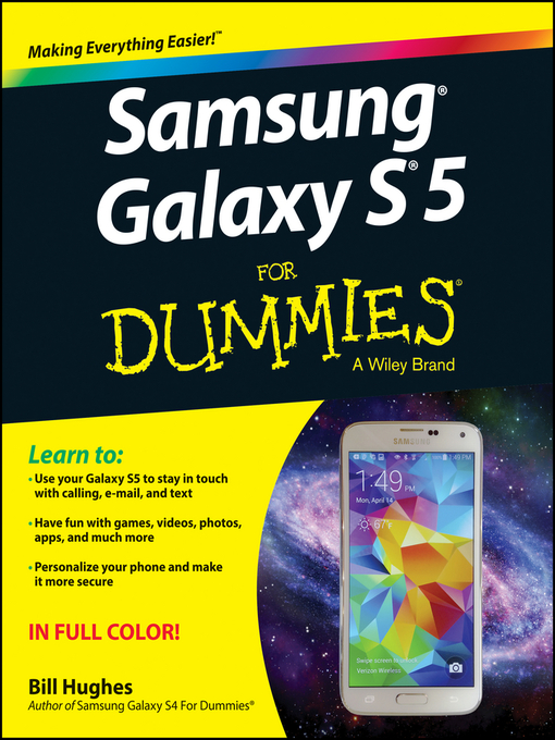 Title details for Samsung Galaxy S5 For Dummies by Bill Hughes - Available